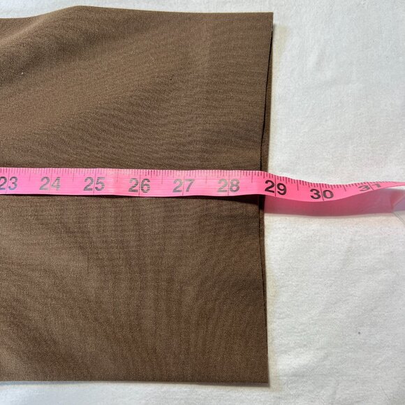 🤎Talbots Brown Tapered Pants – Size 12  Coastal Grandma Minimalist Classic💐 - Picture 10 of 12